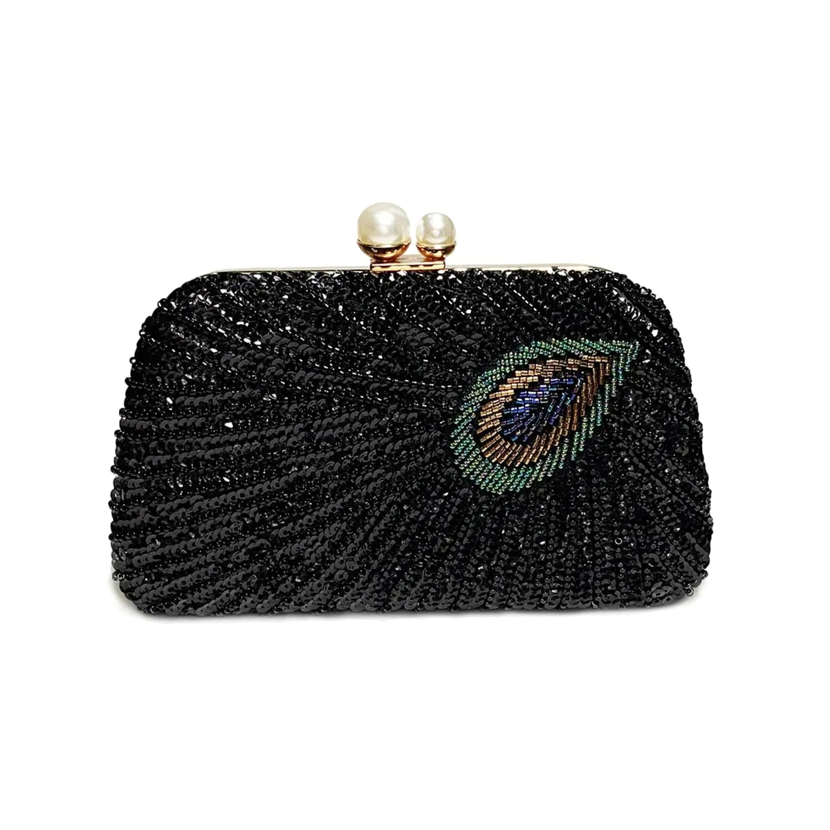 Evangeline Sequin Evening Clutch