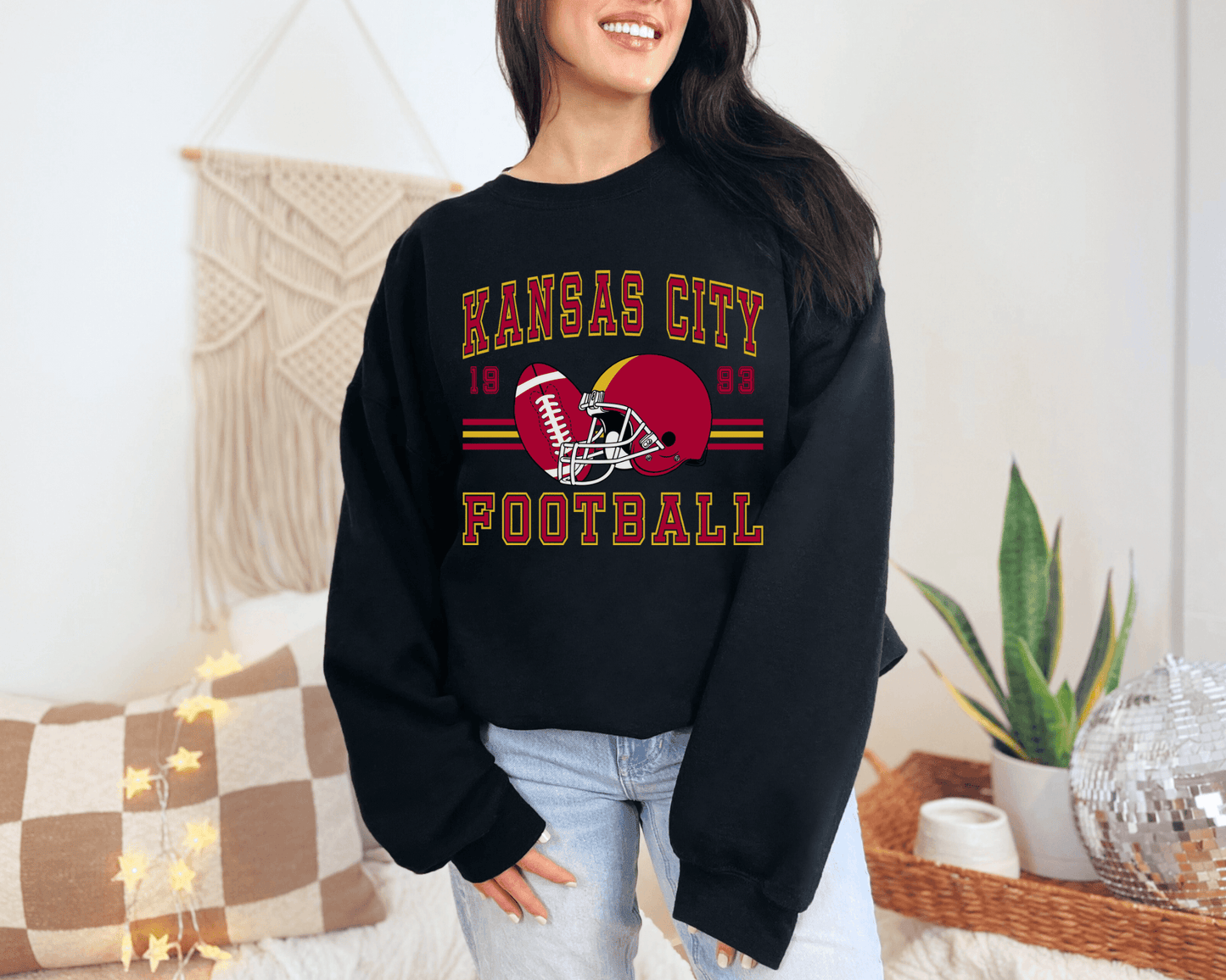 Football Crewneck Sweatshirt