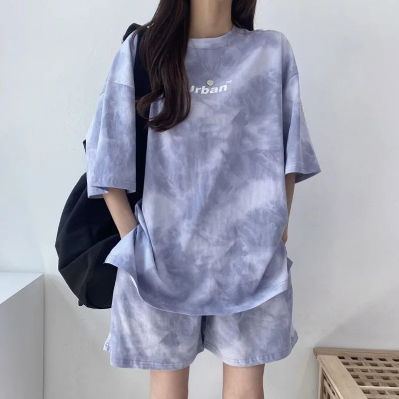 Women's T-Shirt Shorts Set