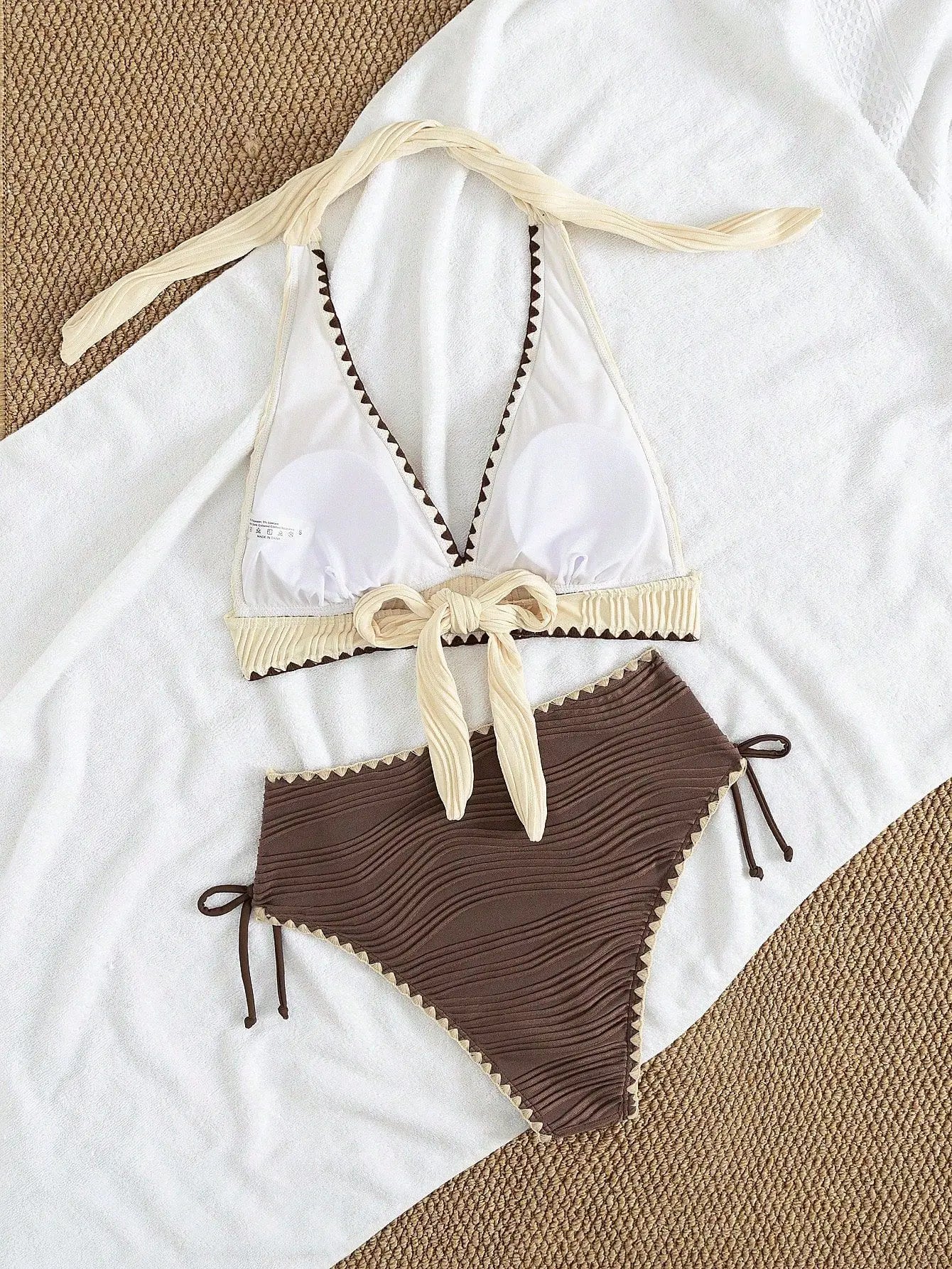 Patchwork Two-Piece Bikini Set