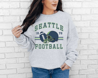 Football Crewneck Sweatshirt