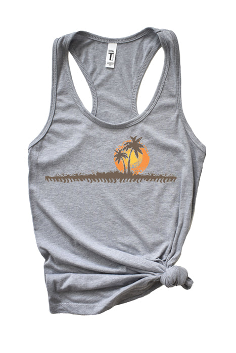 Palm Tree Sunset Tank