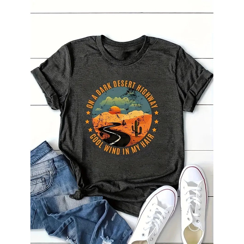 Retro Desert Highway T-Shirt