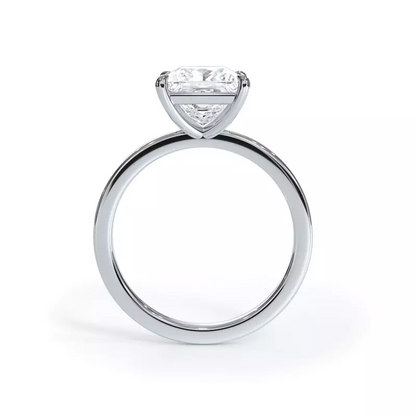 2.00 CTW AGI Certified Lab Grown Diamond Solitaire Engagement Ring – G-VS Clarity, 14K White Gold