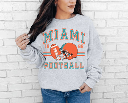 Football Crewneck Sweatshirt