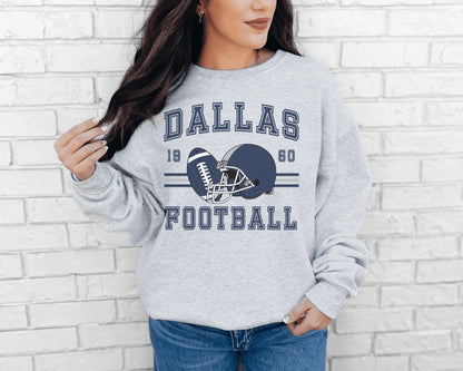 Football Crewneck Sweatshirt