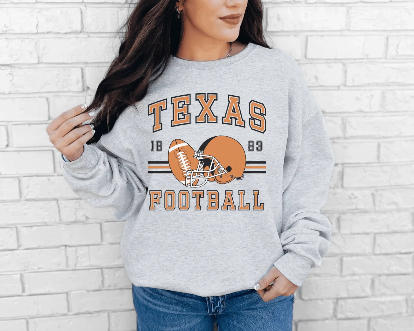 Football Crewneck Sweatshirt