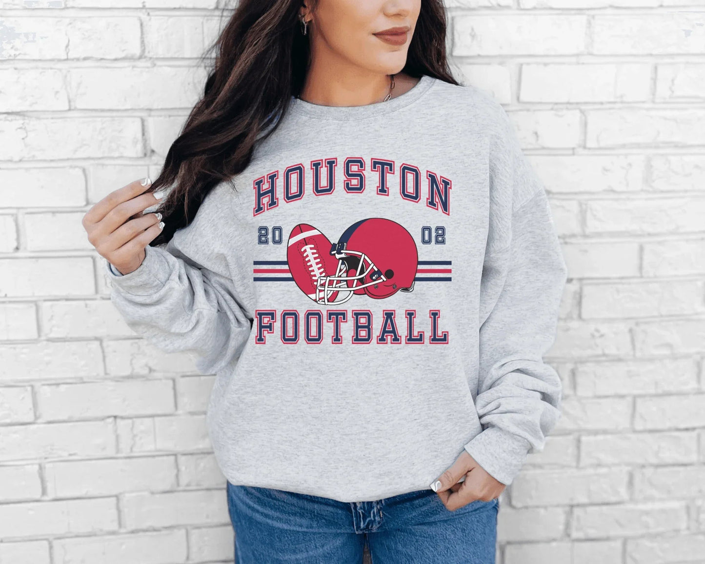 Football Crewneck Sweatshirt