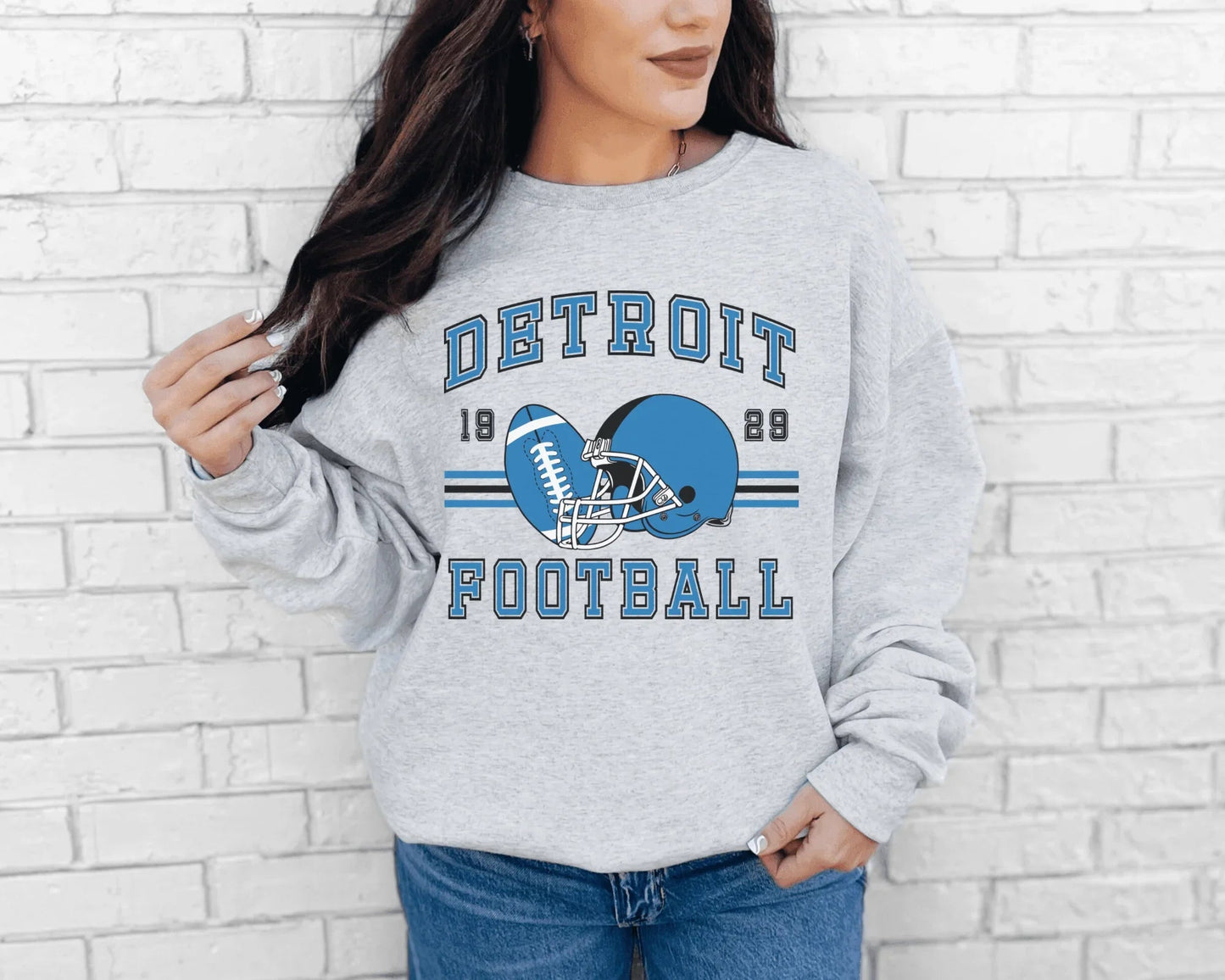 Football Crewneck Sweatshirt