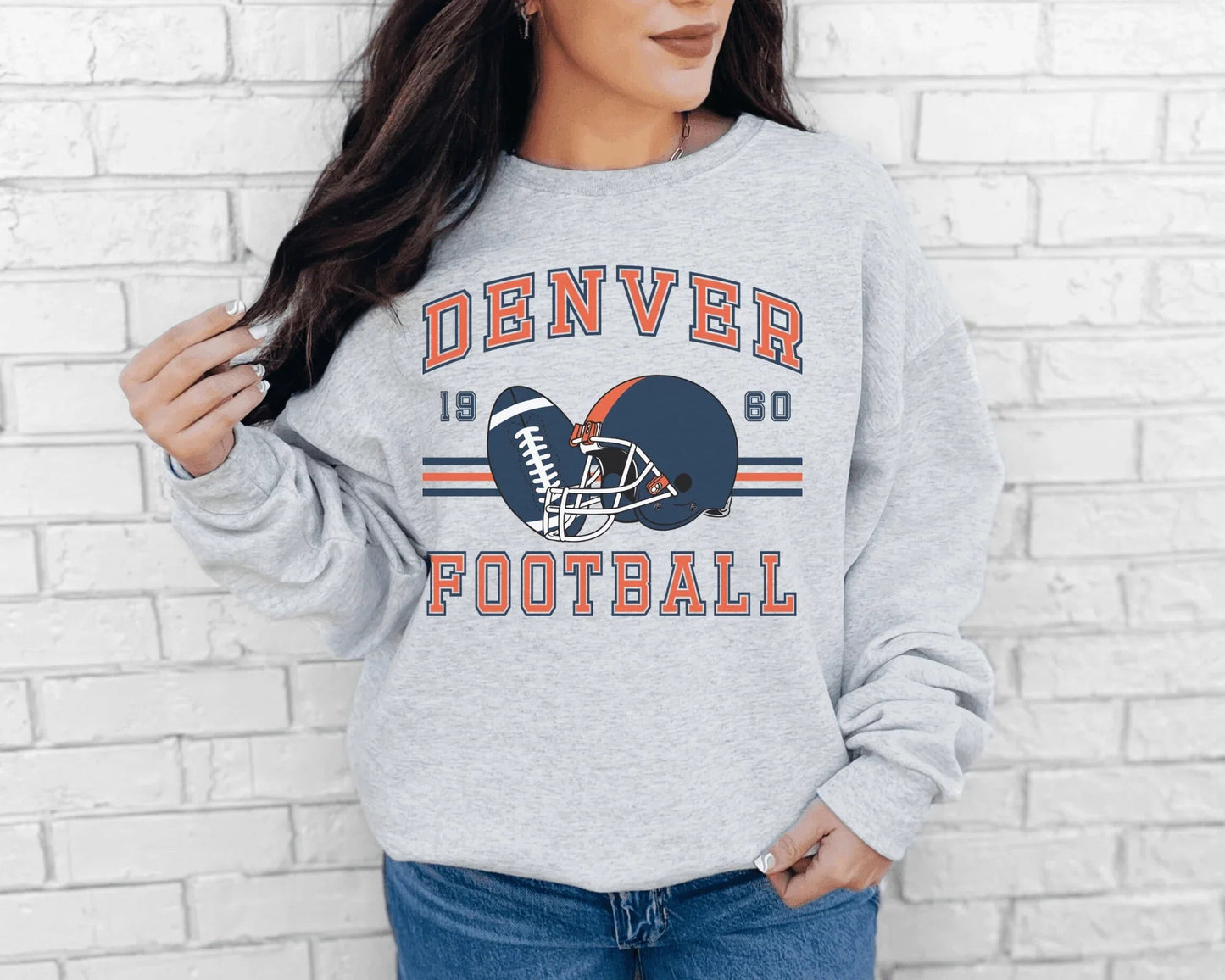 Football Crewneck Sweatshirt