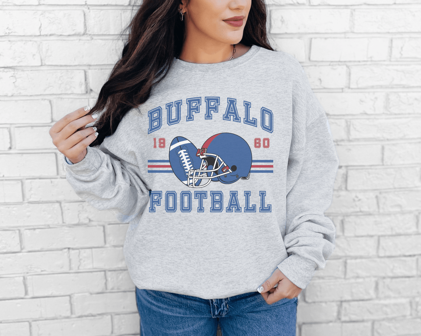 Football Crewneck Sweatshirt