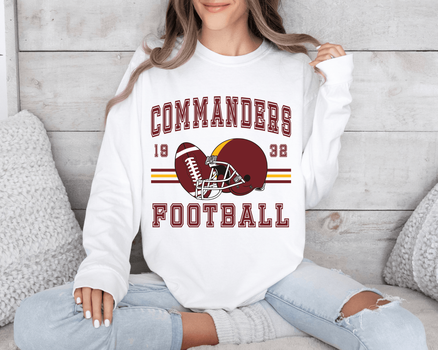 Football Crewneck Sweatshirt