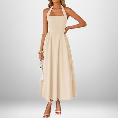 Melanie in the Sun Halter Dress