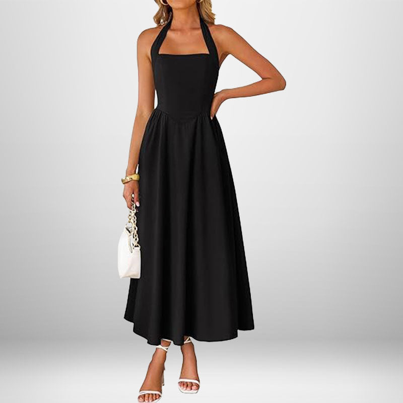 Melanie in the Sun Halter Dress
