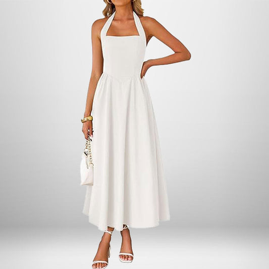 Melanie in the Sun Halter Dress