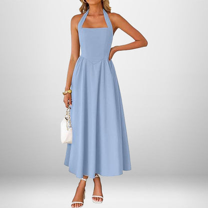 Melanie in the Sun Halter Dress
