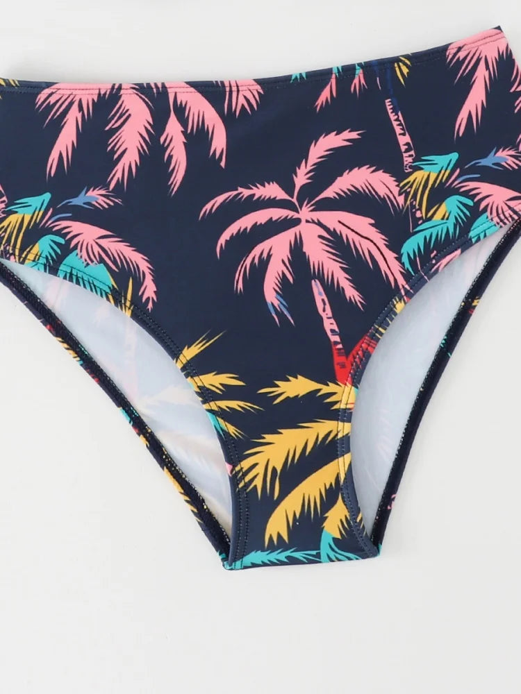 Tropical Two Piece Swimsuit