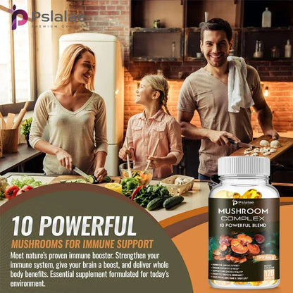 Mushroom Complex Capsules Support Immune System