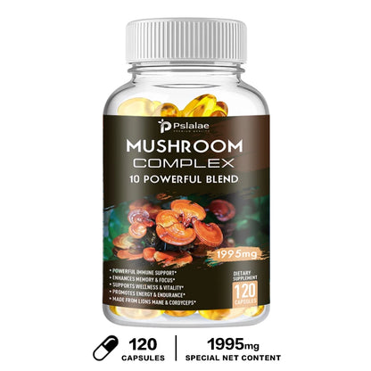 Mushroom Complex Capsules Support Immune System