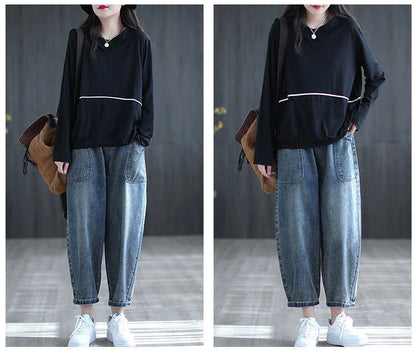 Front Pocket Baggy Jeans