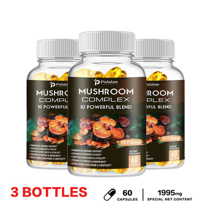 Mushroom Complex Capsules Support Immune System