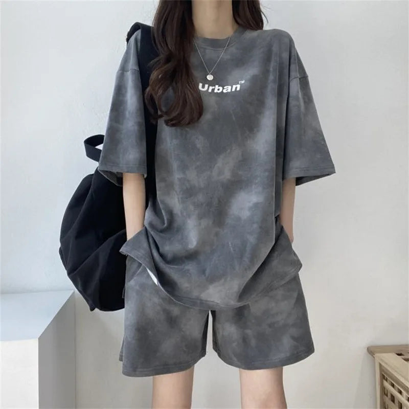Women's T-Shirt Shorts Set