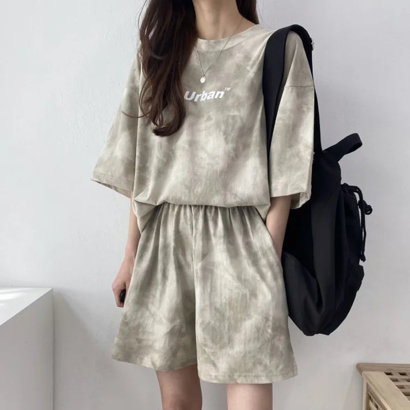 Women's T-Shirt Shorts Set