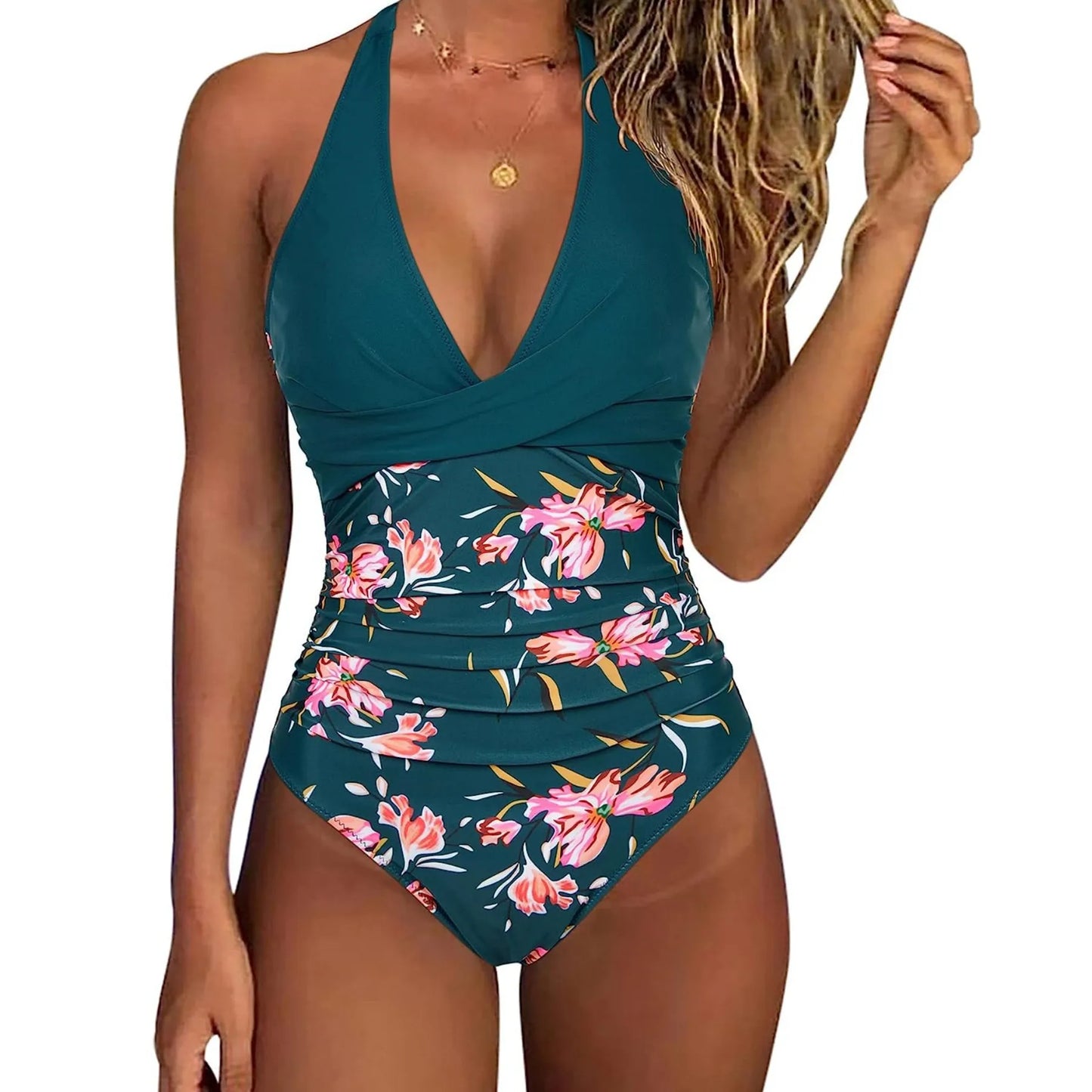 Print One Piece Swimsuit