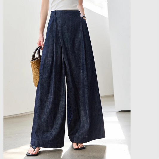 High Waist Denim Baggy Jeans