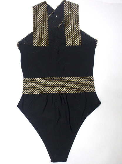 Women's Cross Strap One-Piece Suit