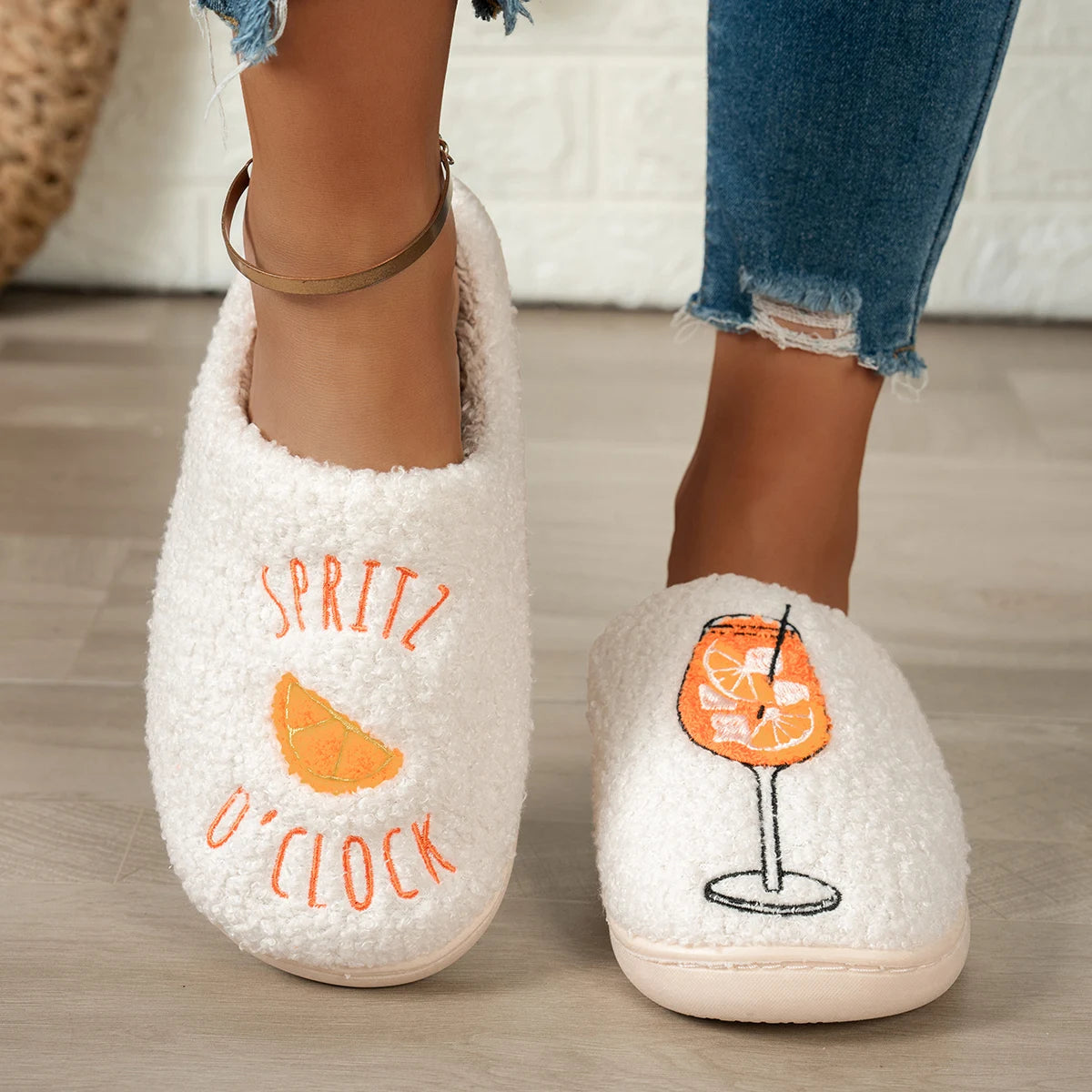 Cozy Spritz O'Clock Slippers