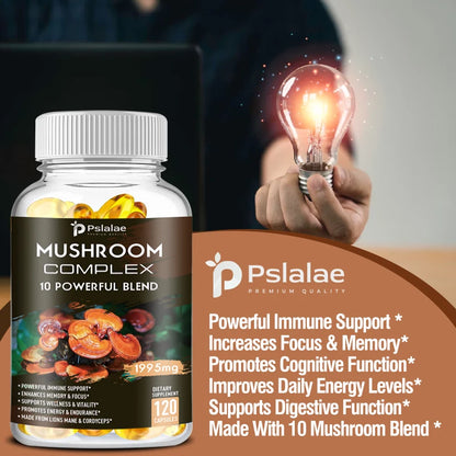 Mushroom Complex Capsules Support Immune System