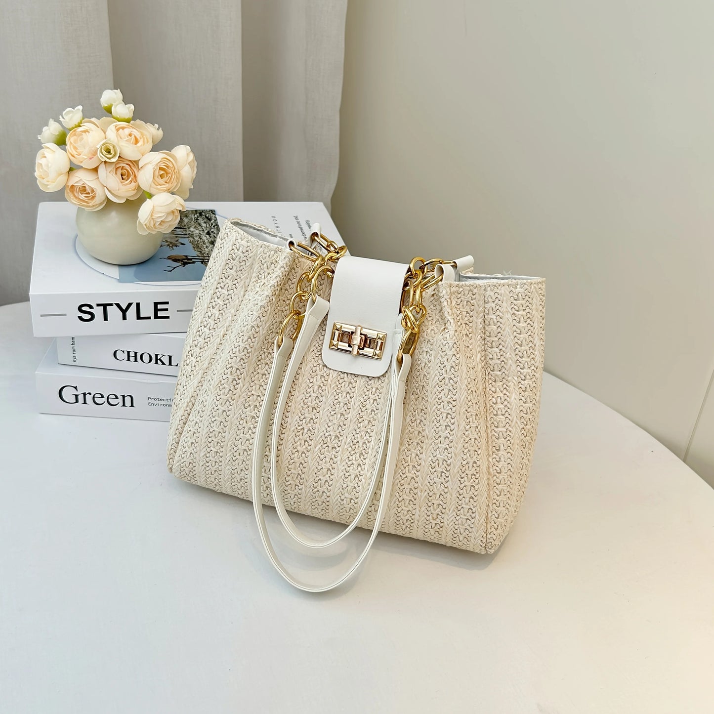Jessica, The Woven Chain Bag
