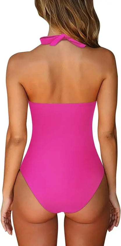 Print One Piece Swimsuit
