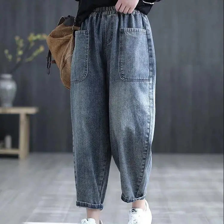 Front Pocket Baggy Jeans