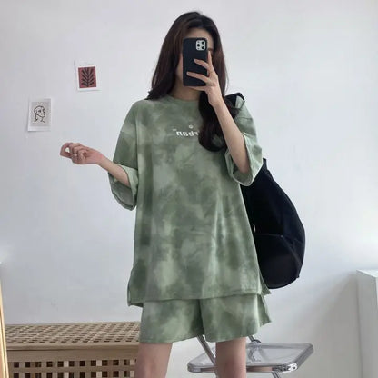 Women's T-Shirt Shorts Set