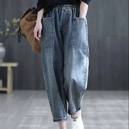 Front Pocket Baggy Jeans