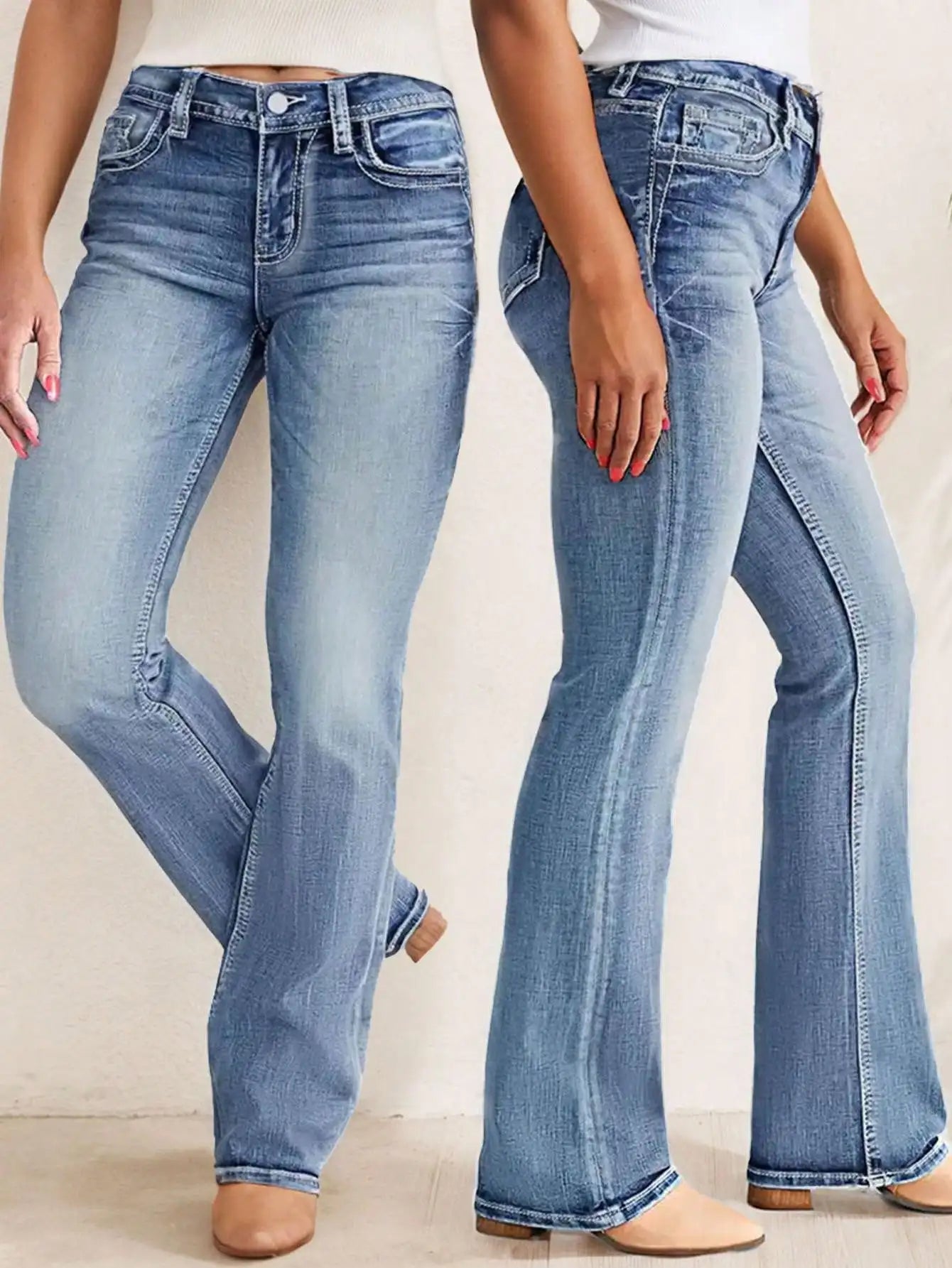 Women's Slim Fit Flare Jeans