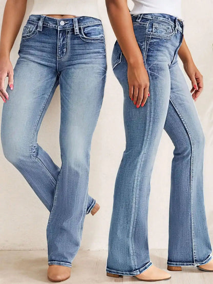 Women's Slim Fit Flare Jeans