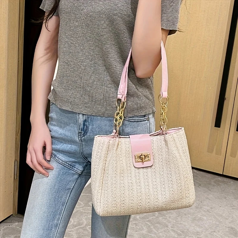 Jessica, The Woven Chain Bag