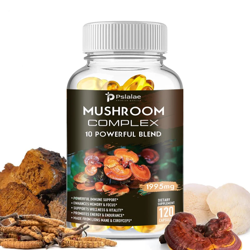 Mushroom Complex Capsules Support Immune System