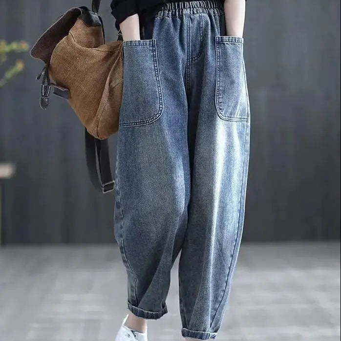 Front Pocket Baggy Jeans