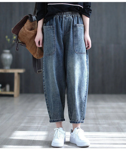 Front Pocket Baggy Jeans