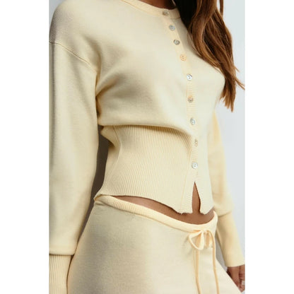 Women Two Piece Knitwear Outfit