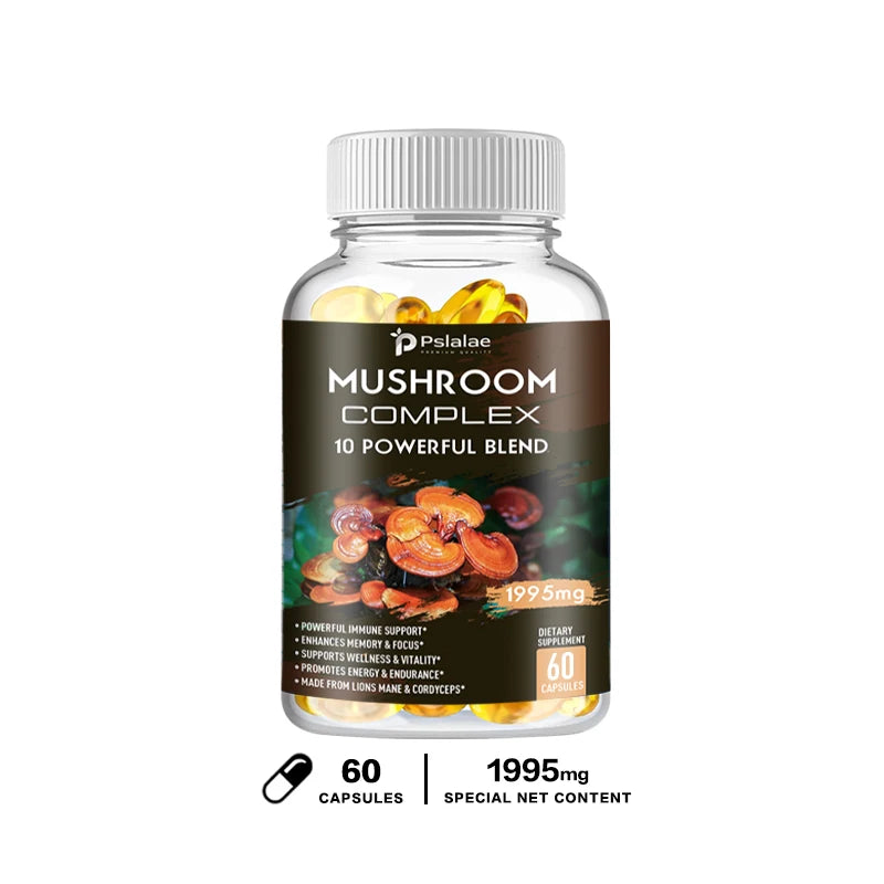 Mushroom Complex Capsules Support Immune System