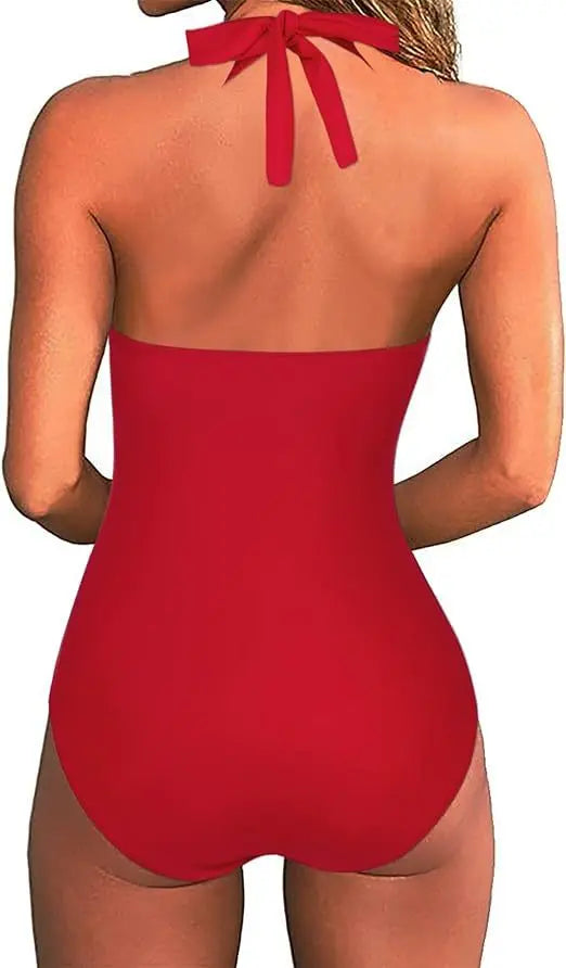 Print One Piece Swimsuit