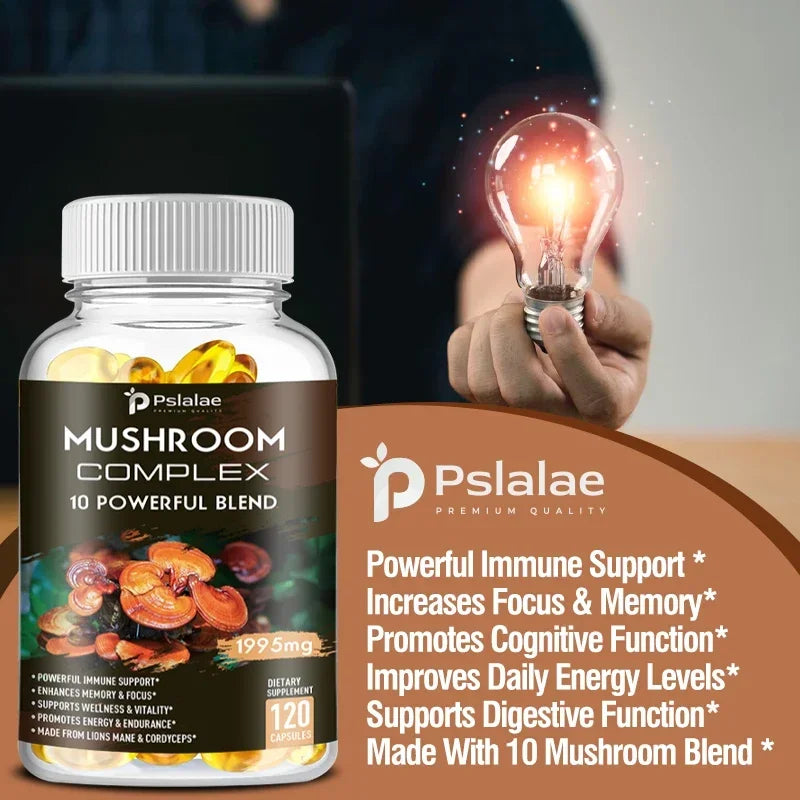 Mushroom Complex Capsules Support Immune System