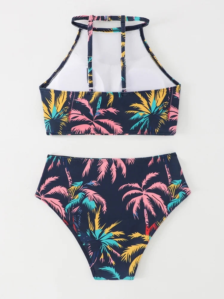 Tropical Two Piece Swimsuit