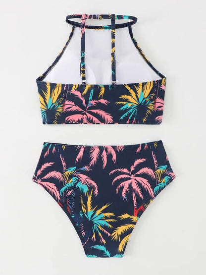 Tropical Two Piece Swimsuit