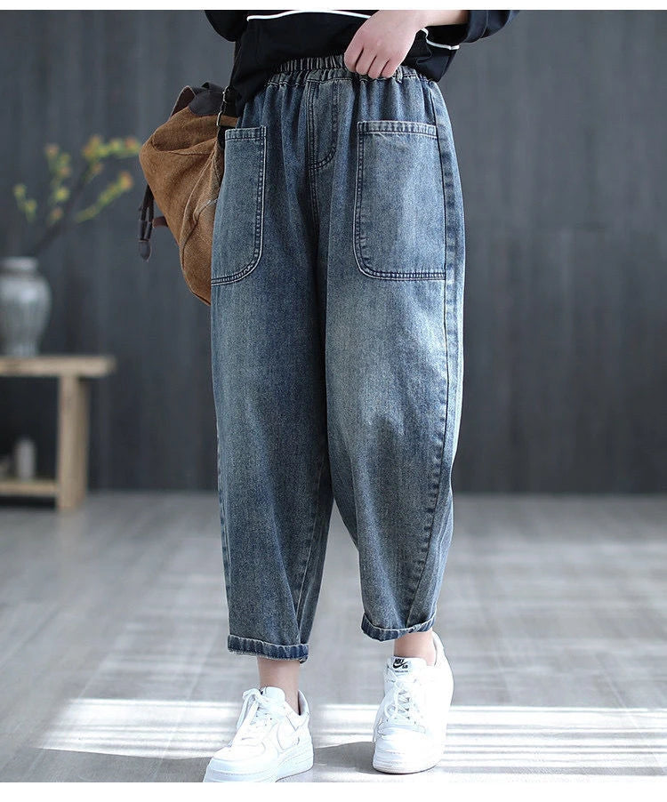 Front Pocket Baggy Jeans